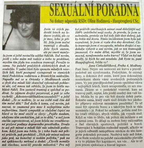 Dotaz do sexuální poradny